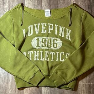 PINK Victoria's Secret Olive Sweatshirt